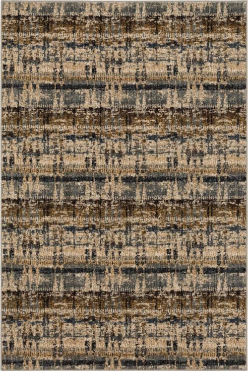 Kaleidoscopic Denim 5' 3" X 7' 10" Area Rug