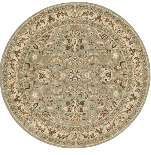 Newbridge Willow Grey 8' X 8' Area Rug