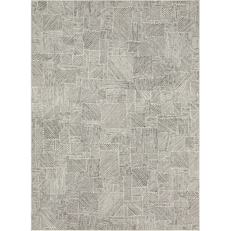 Minoan Frost Grey 9' 6" x 12' 11" Area Rug