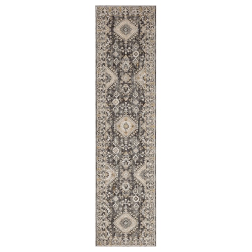 Ravenglass Anthracite 2' 6" X 10' Area Rug