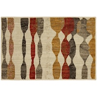 Acoustic Ginger 2' x 3' Area Rug