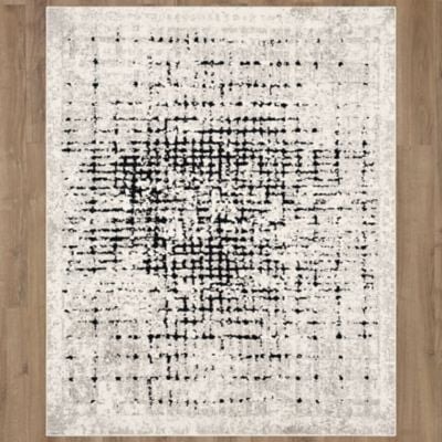 Flux Screen Alabaster 2' 4" X 7' 10" Area Rug