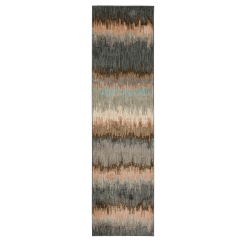 Karastan Rugs Cashel Abyss Blue 2' 6" X 10' Area Rug
