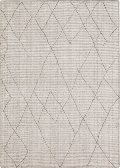 Tribal Diamond Silver 9' X 12' Area Rug