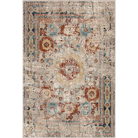 Cristales Oyster 5' 3" x 7' 10" Area Rug
