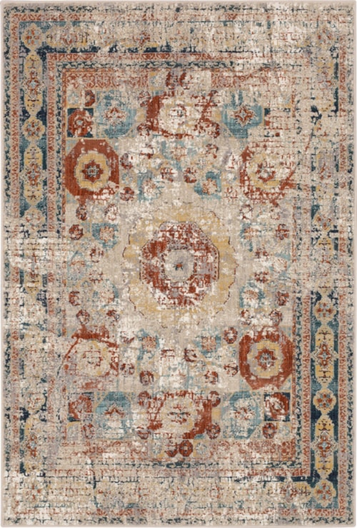 Cristales Oyster 2' X 3' Area Rug
