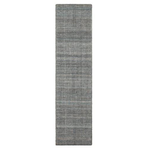 Haberdasher Graphite 2' X 8' Area Rug