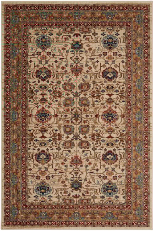 Keralam Cream 5' 3" X 7' 10" Area Rug