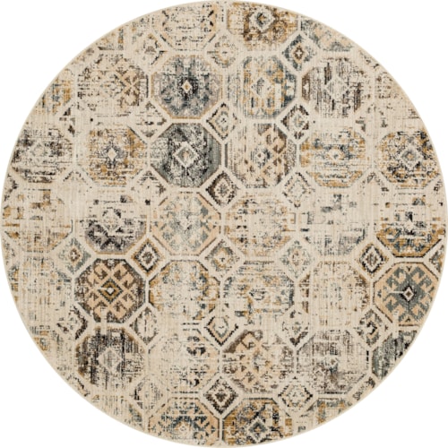 Tunis Beige 8' X 8' Area Rug
