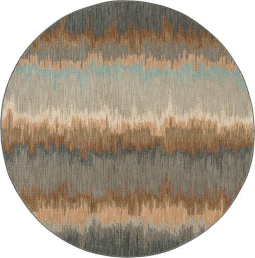 Cashel Abyss Blue 8' X 8' Area Rug