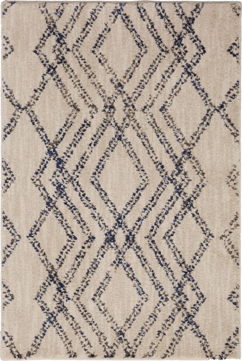 French Affair Ink Blue 2' X 3' Area Rug