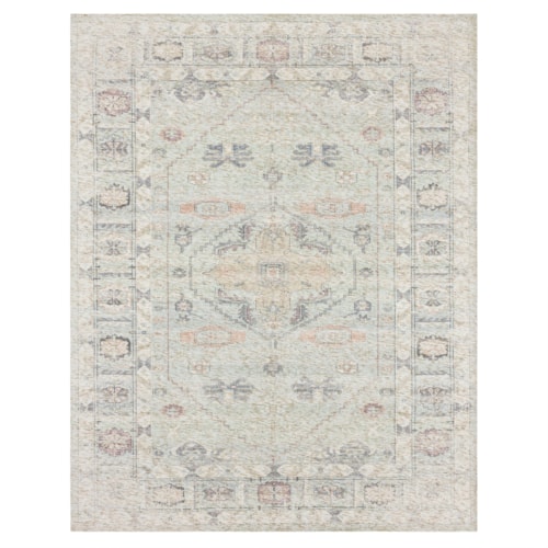 Prieska Light Teal 5' X 8' Area Rug