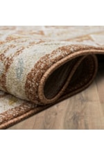 Karastan Rugs Windermere Staveley Terracotta 5' X 7' 6" Area Rug