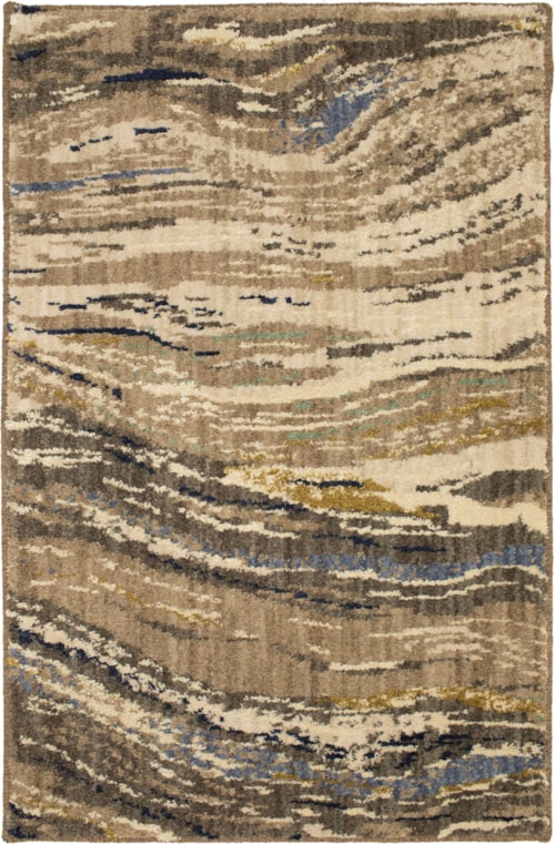 Continuum Smokey Grey 2' X 3' Area Rug