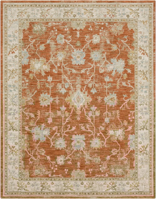 Iznik Rust 10' X 14' Area Rug