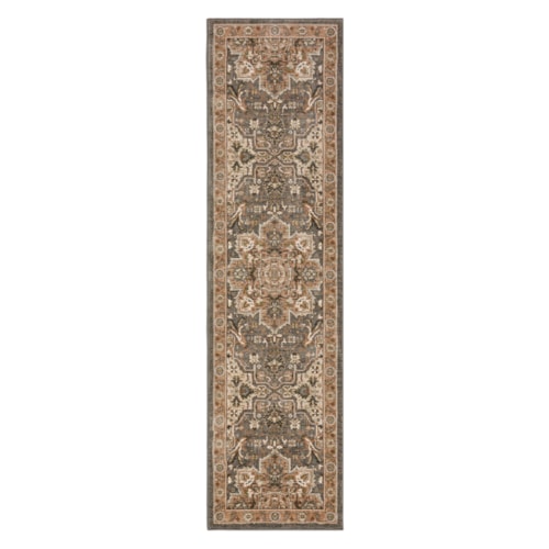 Karastan Rugs Rhodes Ash Grey 2' 6" X 10' Area Rug