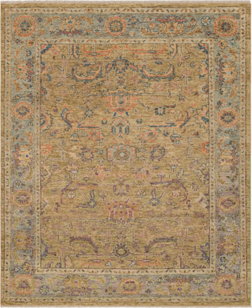 Balboa Segovia Gold 6' X 9' Area Rug