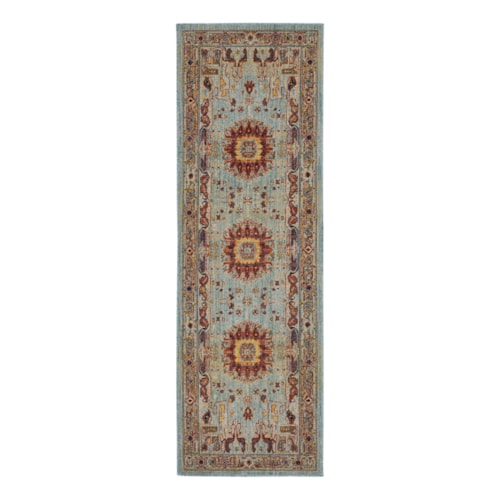 Covetous Blue 2' 4" X 7' 10" Area Rug