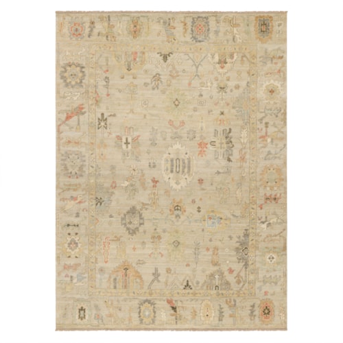 Iberia Light Silver 6' X 9' Area Rug