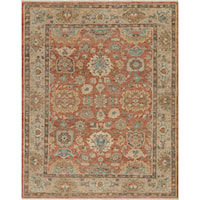 Balboa Oviedo Rust 6' x 9' Area Rug