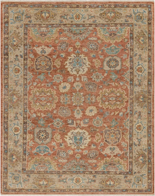 Balboa Oviedo Rust 6' X 9' Area Rug