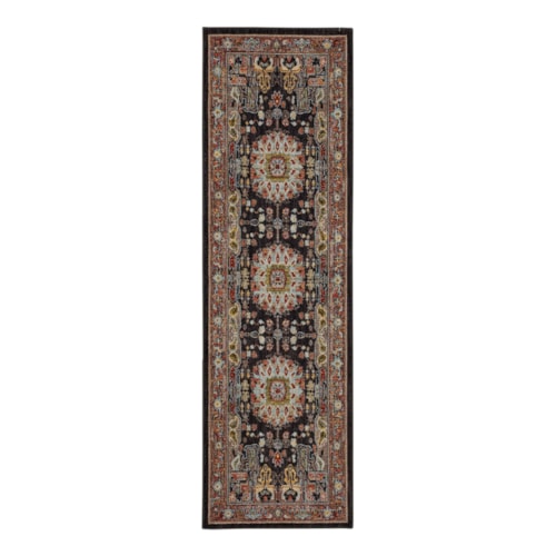 Covetous Charcoal 2' 4" X 7' 10" Area Rug