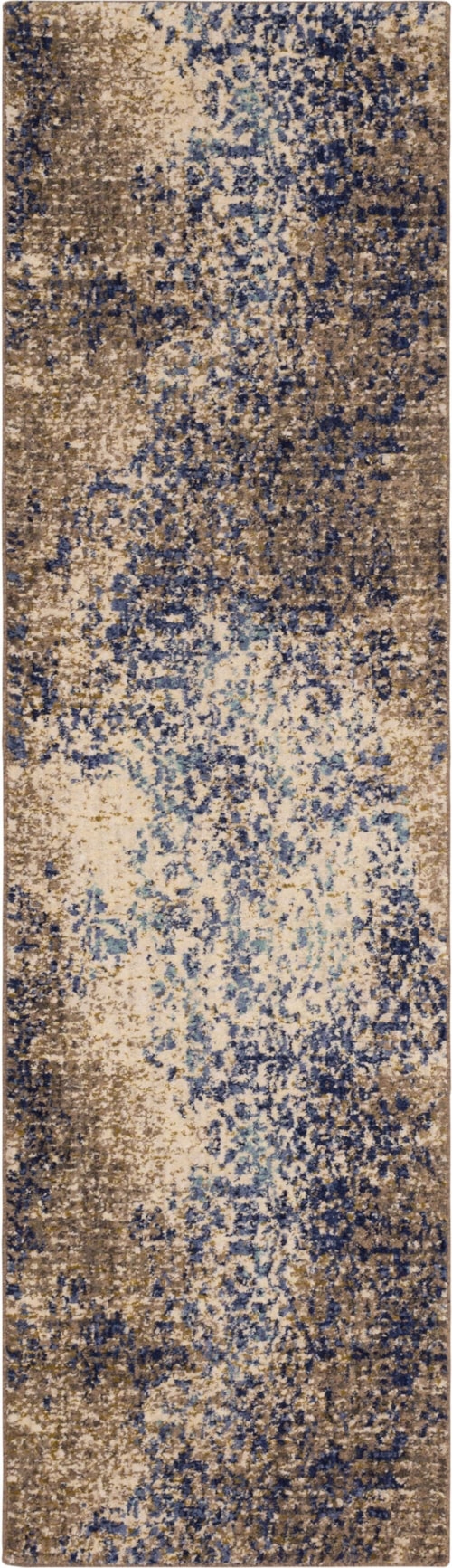 Nirvana Indigo 2' 4" X 7' 10" Area Rug
