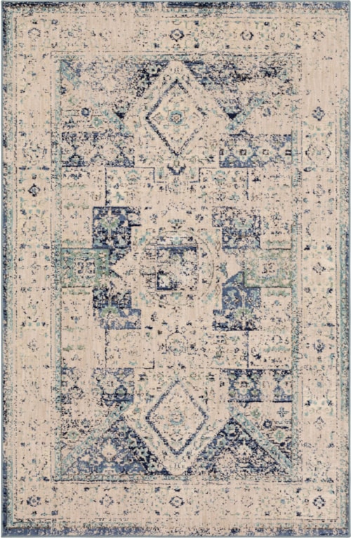Santee Indigo 5' 3" X 7' 10" Area Rug