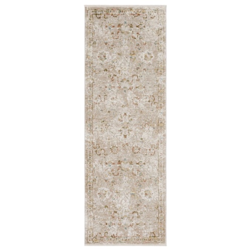 Fresco Cream 2' 6" X 7' 6" Area Rug