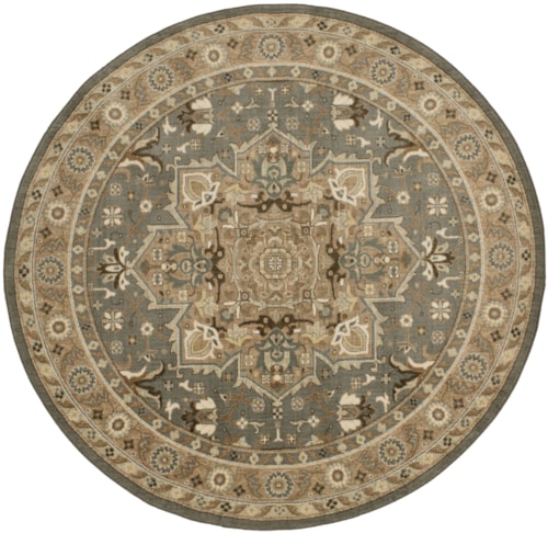 Rhodes Ash Grey 8' X 8' Area Rug