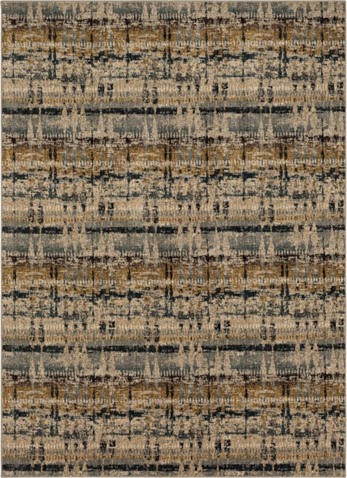 Kaleidoscopic Denim 8' X 11' Area Rug