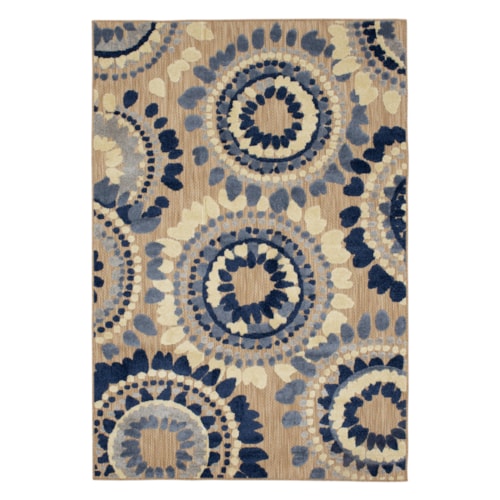 Bliss Bay Blue 6' X 9' Area Rug