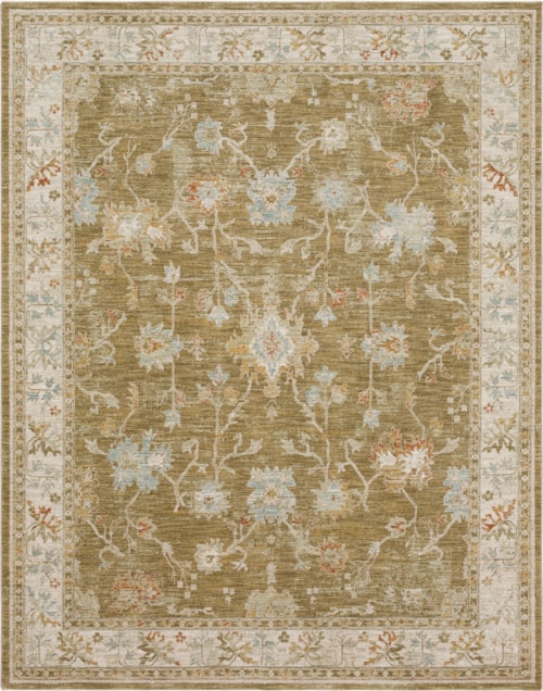 Iznik Brown 10' X 14' Area Rug