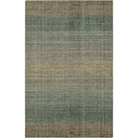 Wabi Sabi Teal 4' x 6' Area Rug