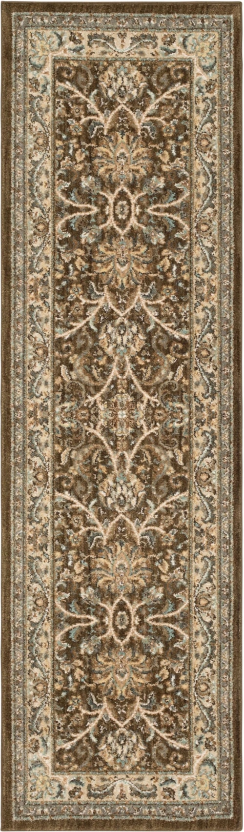 Newbridge Brown 2' 4" X 7' 10" Area Rug