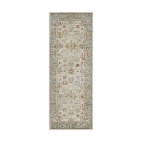 Iznik Cream 2' 7" X 7' 3" Area Rug