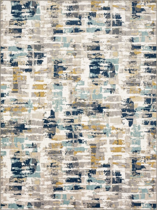 Provenance Majolica Blue 5' 3" X 7' 10" Area Rug