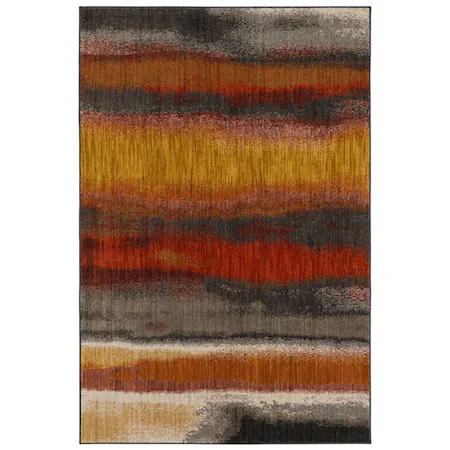 Odin Multi 5' 3" x 7' 10" Area Rug