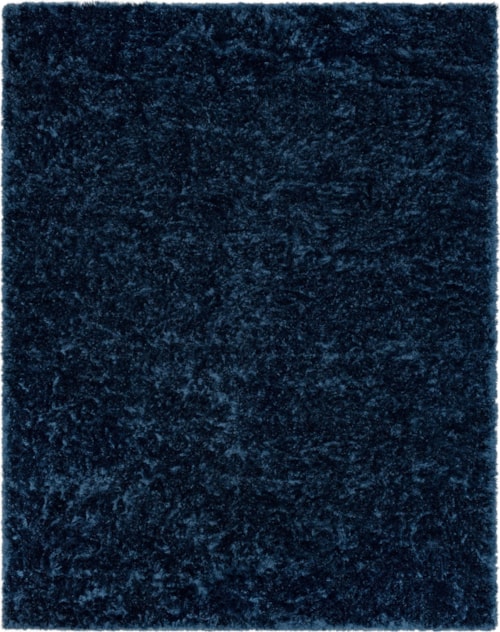 Billow Shag Blue 6' 6" X 9' Area Rug