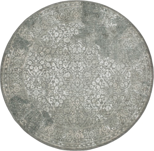 Ayr Willow Grey 8' X 8' Area Rug