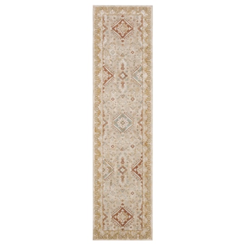 Ravenglass Cream 2' 6" X 10' Area Rug