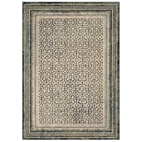 Adras Blue Teal 8' X 11' Area Rug
