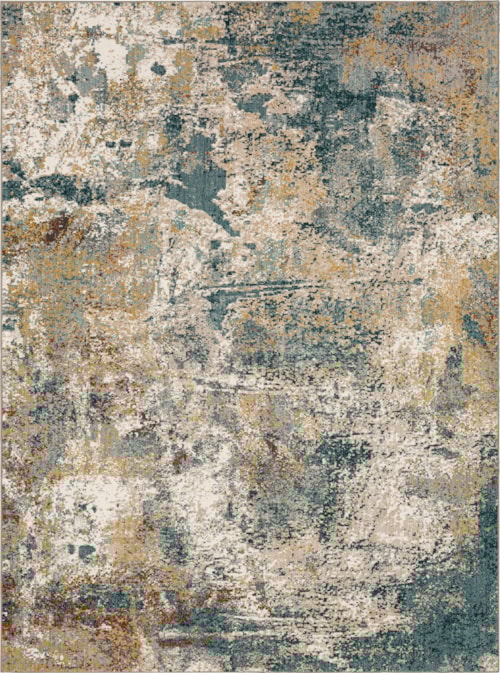 Zydeco Mallard Green 5' 3" X 7' 10" Area Rug