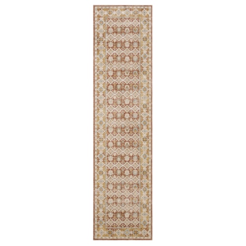 Staveley Terracotta 2' 6" X 10' Area Rug