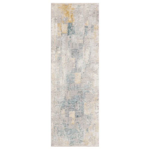 Nostalgic Blue 2' 6" X 7' 6" Area Rug