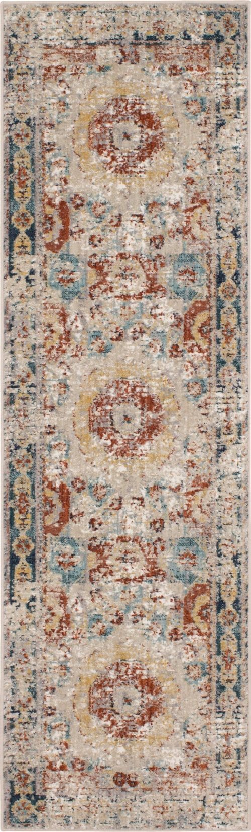 Cristales Oyster 2' 4" X 7' 10" Area Rug
