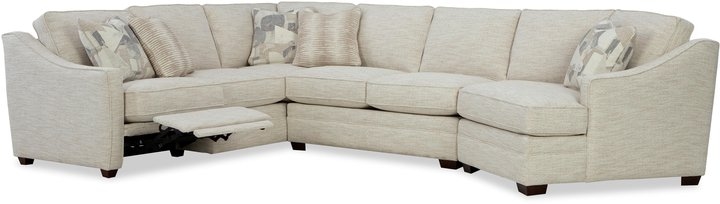 3-Piece Sectional Sofa with RAF Cuddler