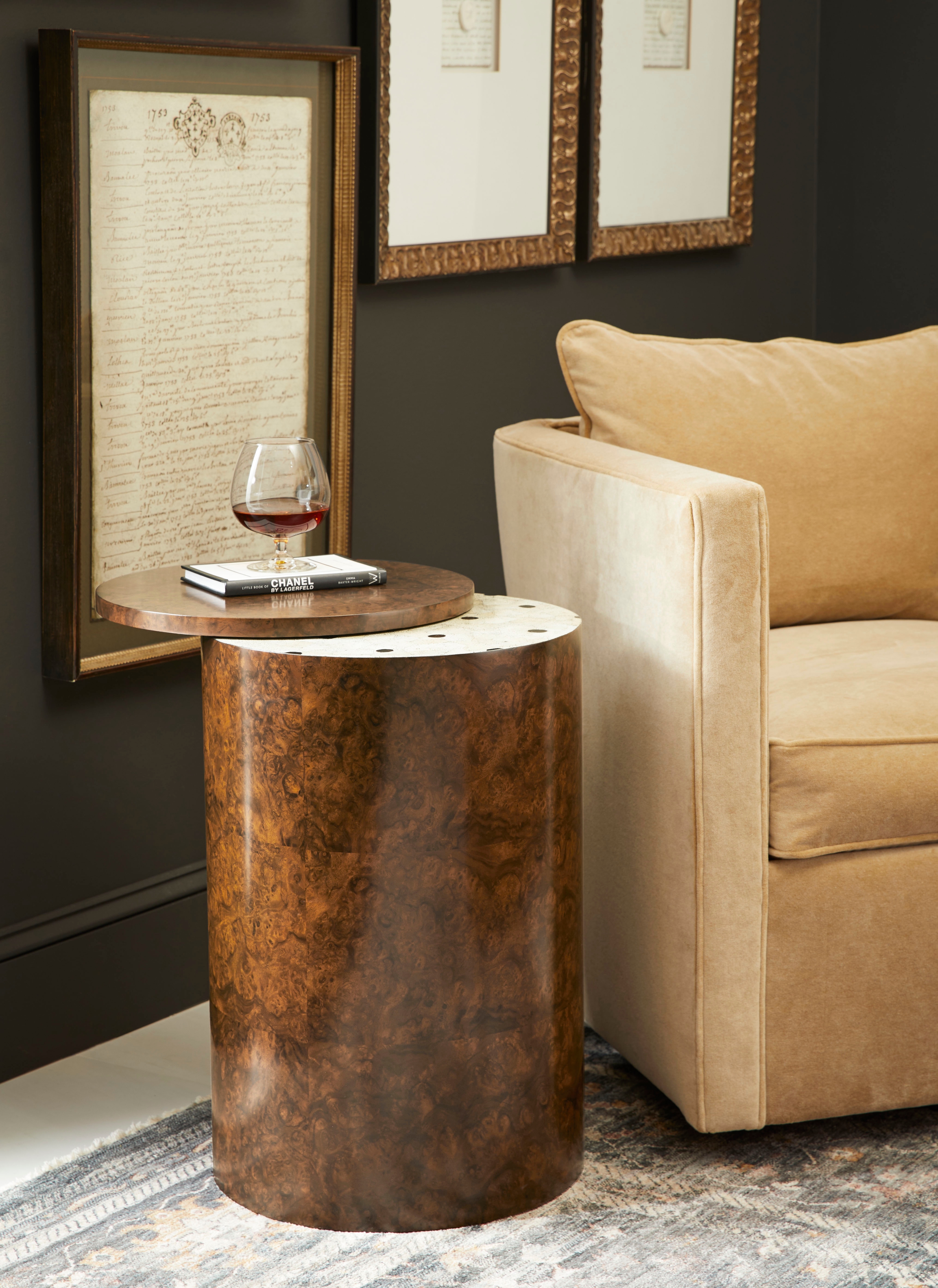 Jonathan Charles JC Modern Jacques Martini Table