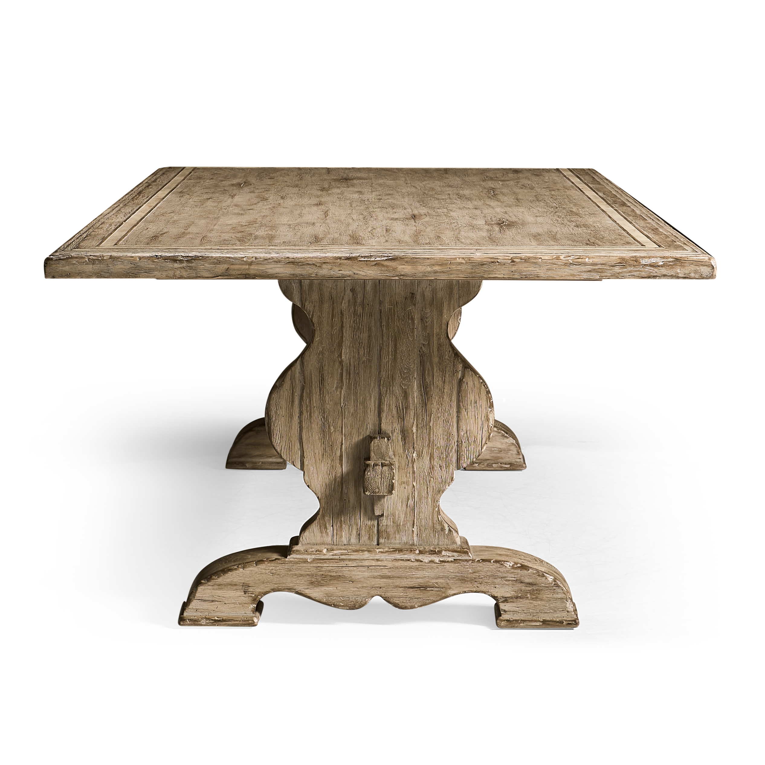 124" Rectangular Trestle Table