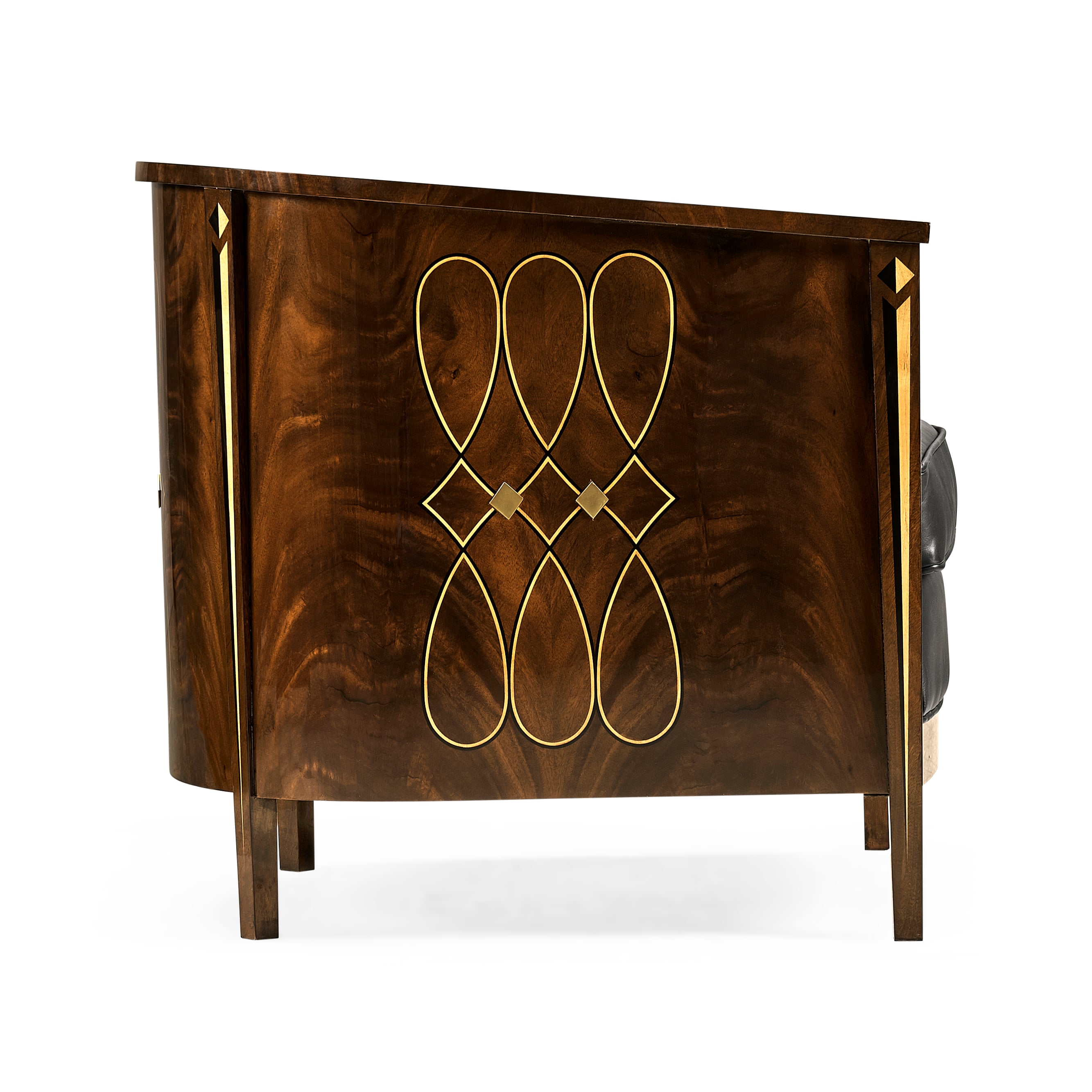 Jonathan Charles JC Traditional Knightbridge Antique Mahogany Tub Chair